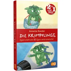 Kinderlesebücher 2in1 (Annette Roeder: Die Krumpflinge - Egon zieht ein! & Die Krumpflinge - Egon wird erwischt!)  versch. Ausführungen