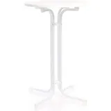 toboli klappbarer Bistrotisch Ø 80 cm Weiß