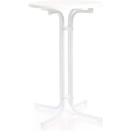 toboli klappbarer Bistrotisch Ø 80 cm Weiß