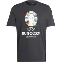 ADIDAS Herren Fanshirt Official Emblem, BLACK, S
