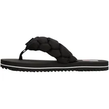 Tommy Hilfiger Braided Thong Beach Sandal Schwarz 41
