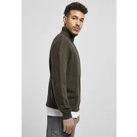 URBAN CLASSICS Oversized Roll Neck Pullover Schwarz 3XL