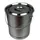 Airbrush-City Putzeimer Edelstahl 8 Liter mit Deckel