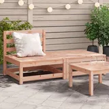 teenpull – Gartensofa Ohne Armlehnen Mit Hocker Massivholz Douglasie