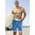Lonsdale Badeshorts CLENNELL Blau/Weiß 5XL