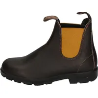 Blundstone 1919 (500 Series) Chelsea Boot, Brown Leather with Mustard Elastic, 43 EU