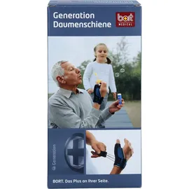 Bort Generation Daumenschiene links L blau 1 St