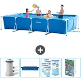 Rechteckiger Frame Pool - 450x220x84 Cm - 5-teilig  Scb127