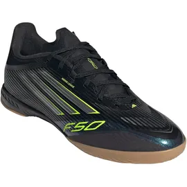 adidas F50 League IN JH7720 - Core black/iron met./lucid lemon 44
