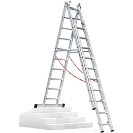 Euroline Premium 307 Mehrzweckleiter 3 x 11 Sprossen