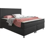 Inter Handels Boxspringbett King Size 180x200 cm Anthrazit