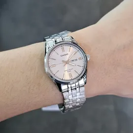 Casio Uhr Enticer Lady LTP-1335D-5AVDF - Rosa/Silber