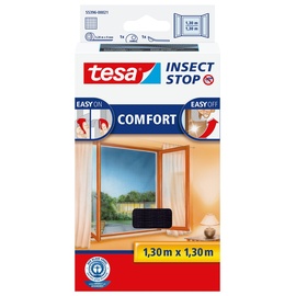 Tesa Insect Stop COMFORT 55396-00021-00 Fliegengitter anthrazit 130 x 130