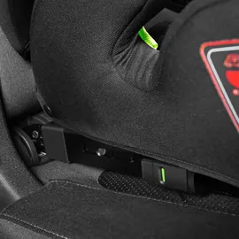 Tectake tectake® Autositz i-Size Zulassung, ISOFIX-Installation und Top Tether, mit Seitenaufprallschutz, längenverstellbarer 5-Punkt-Gurt, 8-fach höhenverstellbare Kopfstütze, ab 15 Monaten von 76 bis 150 cm, Belastbarkeit 36 kg
