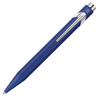 Caran d'Ache Kugelschreiber 849 Popline mit Etui Blau lackiert Strichstärke: M, Schriftfarbe: Blau, Länge: 12,5 cm, 0846.659