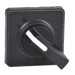 Schneider Electric KAE1H Betätigungselement 45x45mm, schwarz, Knebel, schwarz, zum Gravieren