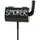 Boltze Gartenstab Aschenbecher Smoker Sturmaschenbecher Eisen schwarz H 1,16 m