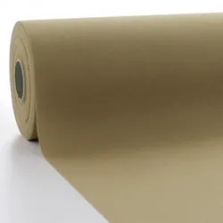 Sovie HORECA Airlaid Tischdeckenrolle Naturbraun, 120 cm x 40 m , 1 Stück Uni Basic Neutralfarben