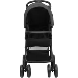 vidaXL 2-in-1 Kinderwagen dunkelgrau und schwarz 10384