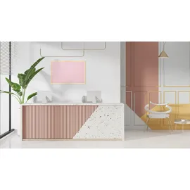 ALLboards Pinnwand 60 x 40 cm Pastellrosa