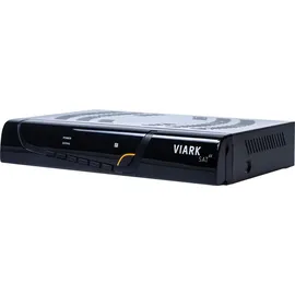 VIARK Sat 4K UHD H.265 2160p DVB-S2X Multistream Receiver LAN WLAN Schwarz