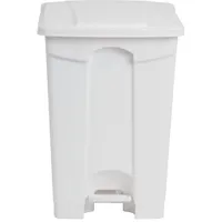 Jantex Küchenpedaleimer Weiß 45L