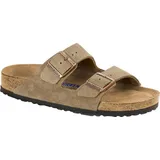Birkenstock Arizona Weichbettung Veloursleder schmal taupe 42