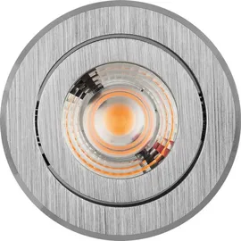 Sigor 5W Argent Downlight Modul 340lm 2800-2000K 36° dimmbar LED-Modul Alu gebürstet