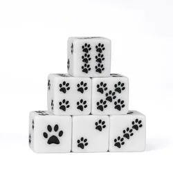 Paws D6 / D20 - D6 White