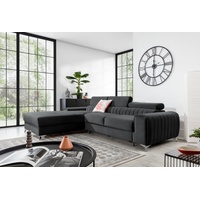 yourhouse24 Ecksofa Grayson Schlafsofa Wohnlandschaft Links Rechts Couch Bettkasten