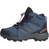 adidas Unisex Baby Terrex Gore-TEX Hiking Shoes-Mid (Non-Football), Wonder Steel/Grey Three/Impact orange, 18
