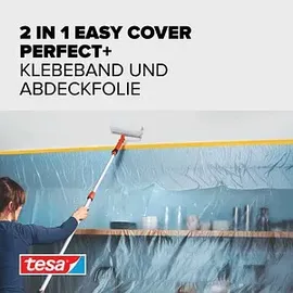 Tesa Easy Cover Perfect+ XL Abdeckfolie transparent 260,0 cm x 17,0 m 1 Rolle