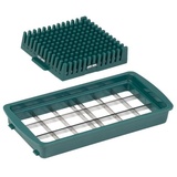 Genius Gemüseschneider Nicer Dicer smart XXL-Messereinsatz, 20 x 20 mm (Set 2-tlg) hochwertigem Edelstahl mit Reinigungsgitter