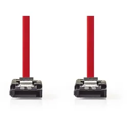 Nedis CCGB73150RD05, 0,5 m, SATA I, SATA 7-pin, SATA 7-pin, Weiblich/Weiblich, R