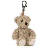 Schaffer Schlüsselanhänger Plüsch Teddy Luca, Beige, Größe ca. 12 cm