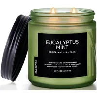 luxuskollektion Eukalyptus Minze Duftkerze 330 g türkis