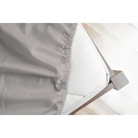 Muller Textiles Spannbettlaken Renforcé 180 x 220 cm beige