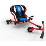 EzyRoller Drifter Pro X Jugendliche und Kinder ab 10 Jahre und Erwachsene Dreirad Drifttrike Dreiradscooter - Rot