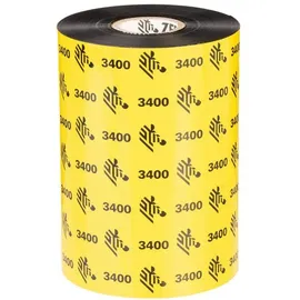 Zebra Technologies Zebra 3400 Wax/Resin (11 cm, Schwarz