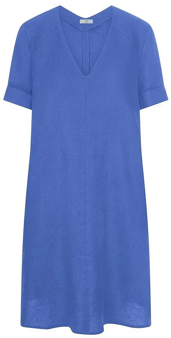 Kleid V-Ausschnitt Riani blau, 40