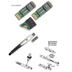 Fluke DSX-PLA804-RKIT Ersatz Module + Gehäuse Permanent Link Adapter DSX8000
