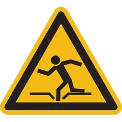 König Werbeanlagen Warnschild, Warnung vor Einsturzgefahr - praxisbewährt - 100 mm Folie selbstklebend
