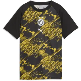Puma Borussia Dortmund Auswärtstrikot 2025/26 Kinder schwarz Gr. 128