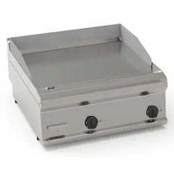 KBS Gastrotechnik KBS Elektro-Grillplatte glatt 2 Heizzonen Tischgerät