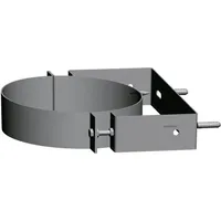 WOLF-Garten Wolf Wandhalterung DN350 verstellbar Edelstahl