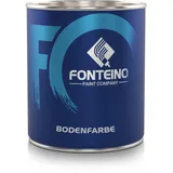 Fonteino Bodenfarbe Bodenbeschichtung Betonfarbe Betonbodenfarbe Kellerboden, geruchsarm - Anthrazitgrau 750ml