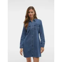 Vero Moda Jeanskleid Jeanskleid Blau 36
