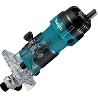 Makita 3711 Kantenfräse mit Tiefenanschlag/Parallelanschlag/Längsanschlag