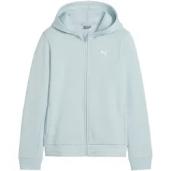 PUMA Kinder Kapuzensweat TRAIN FAVORITE Full-Zip, TURQUOISE SURF, 140