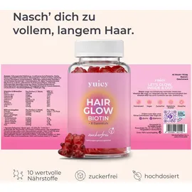 yuicy Hair Glow Biotin Tabletten 60 St.